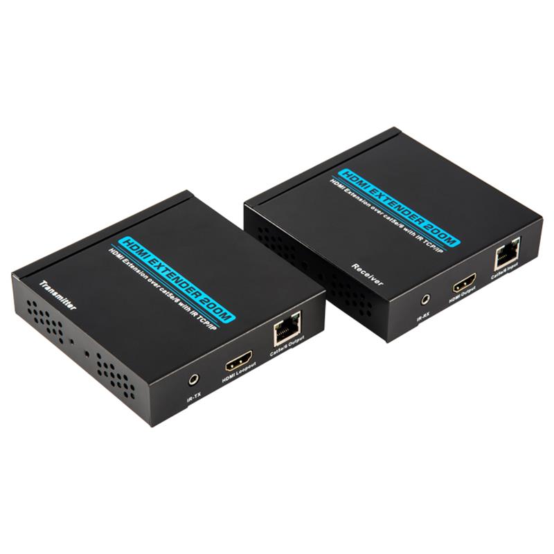 Extender HDMI V1.3 200m su cavo singolo cat5e \/ 6 Supporto Full HD 1080P POE