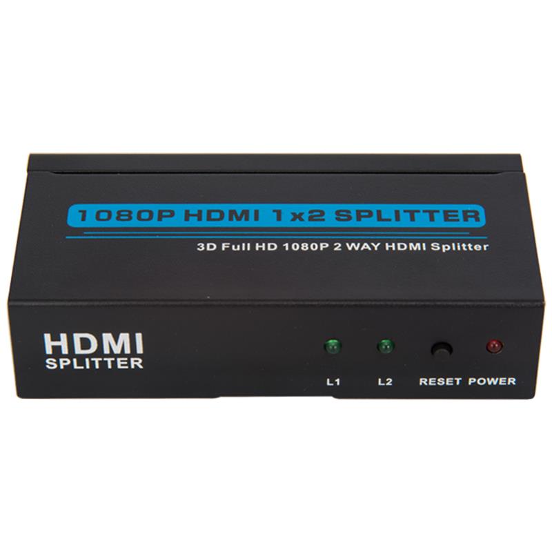 Supporto splitter HDMI 1x2 a due porte 3D Full HD 1080P