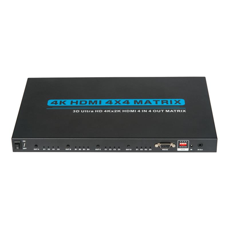Matrice HDMI 4x4 V1.4 4K \/ 30Hz con supporto EDID 3D Ultra HD 4Kx2K