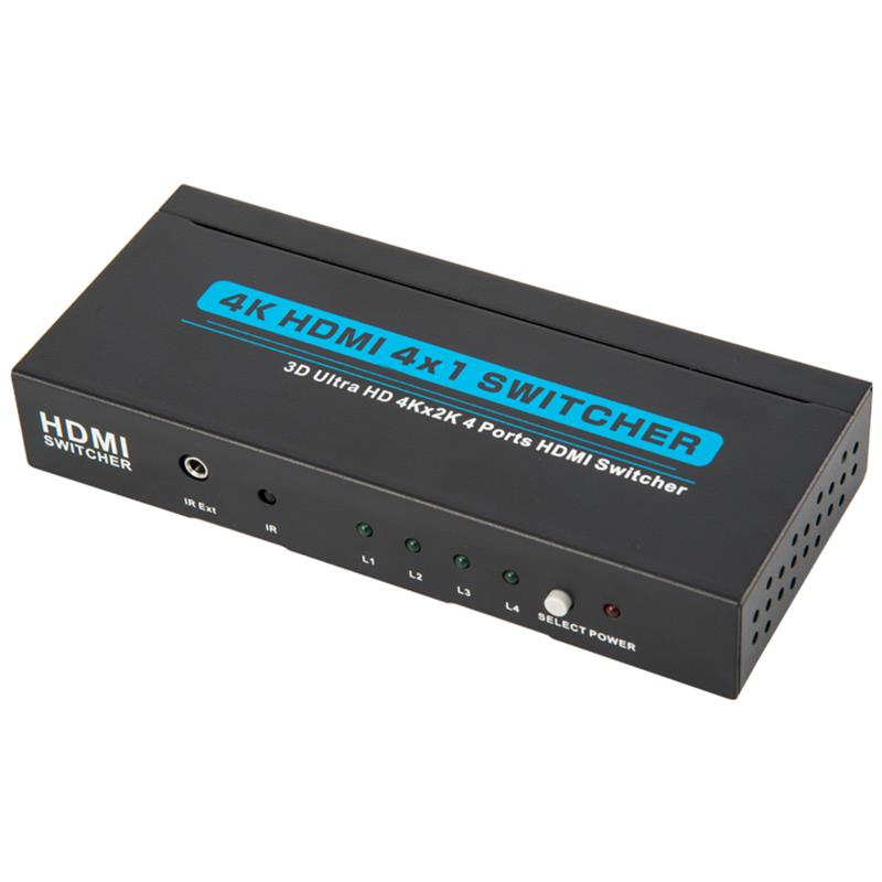 Supporto per switcher HDMI 4x1 V1.4 4K \/ 30Hz 3D Ultra HD 4K * 2K \/ 30Hz