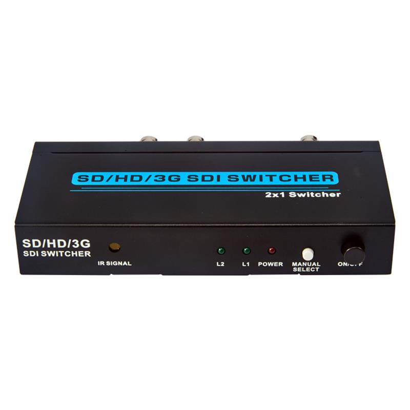 SD \/ HD \/ 3G SDI 2x1 SWITCHER supporto 1080P